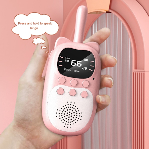 Walkie Talkies för barn, barnleksaker handhållna barn gåva Walky Talky, pojkar & flickor leksaker, för inomhus utomhus vandring äventyrsspel