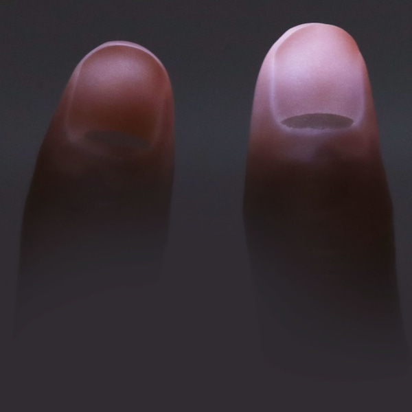 5 Par Fingerljus med Tumme för Vuxna Batteridrivna LED-Ljus Enkel Användning Falska Fingerljus för Halloween Vit