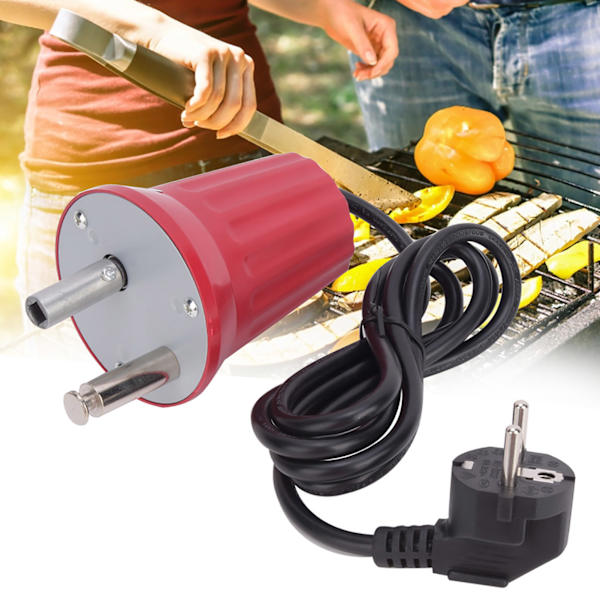 FD801B ABS Grill Rotator Motor Grill Elektrisk Maskine Udendørs BBQ Værktøj Tilbehør EU Stik 250V