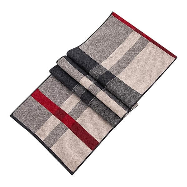 Halsduk för män Vinter Cashmere Feel Halsdukar för män Lång Mode