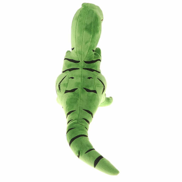 3D Plyslegetøj/Krammedyr/Blødt legetøj Dinosaur til børn - Grøn, 30 cm