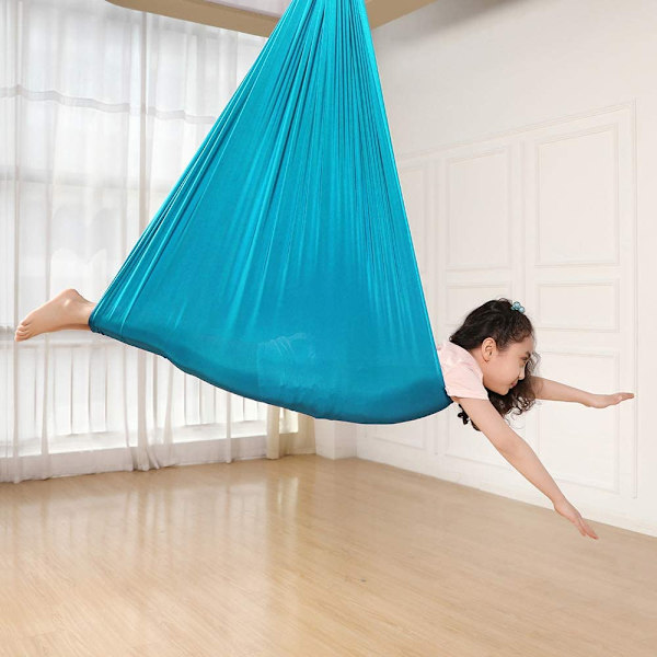 Kinder Schwingen Hängematte, Indoor Schaukel Elastisch Cuddle Hammock Sensory Swing Ideal für , Asperger und sensorische Integration sowie