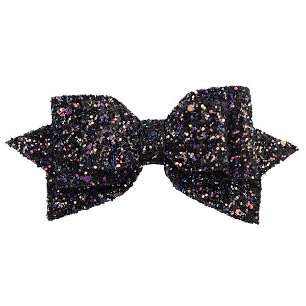 5 tommer Glitter Hårsløjfer Boutique Hårspænder 6 stk. Flerfarvet Glitter Pailletter Store Hårsløjfer til Spædbørn Piger Teenagere Småbørn
