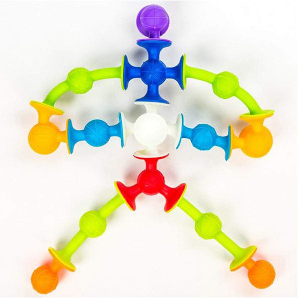 48 Myke Silikon Sugekopp Ball Byggeklosser Puslespill Leker for Barn