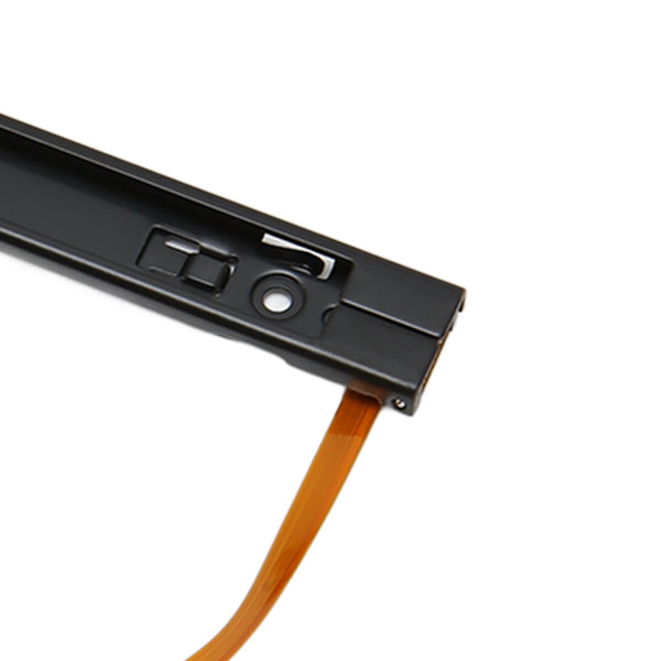 1 par spilkonsol glide skinne professionel udskiftning metal skyde skinne med sensor flex kabel til SWITCH OLED vært