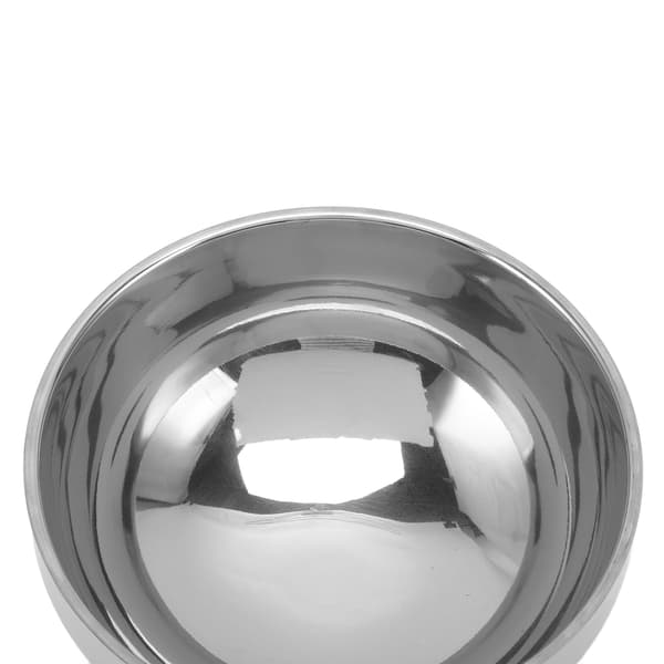 Rustfri Stål Skål 2 Lag Rustsikker Varmeisolering til Ris Suppe Køkken Bestik 14cm Diamant Type