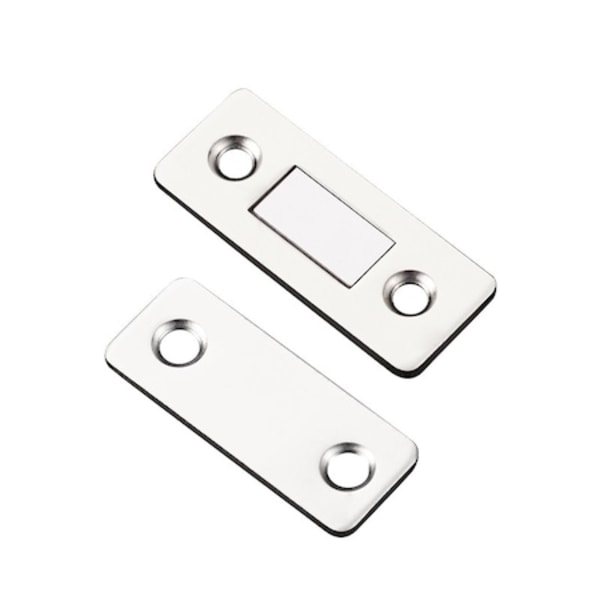 Magnetisk dörrlås, rostfritt stål, silver