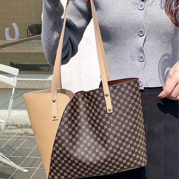 Modetote til kvinder, håndtasker, shoppingtaske, trend, passer til alt
