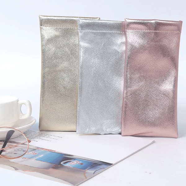 4 st solglasögonfodral glasögonfodral bärbar klämfäste vegansk läder mjukt glasögonfodral repskyddat solglasögonfodral