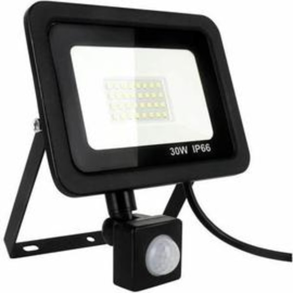30W Ulkovalo Led Liiketunnistimella Tehokas Led Valonheitin, 6000K