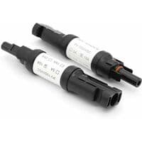 MC-4 Konnektor med Diode 10A/15A/20A DC 1000V MC-4 Han/Hun Diode Parallel Solpanel Konnektor Solcelle PV Strøm Solcelle PV Kabel Adapter (10A),