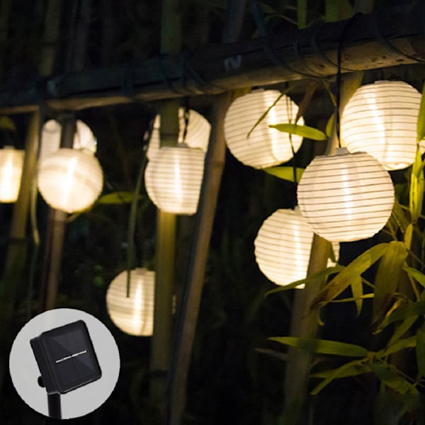 Aurinkokennovalot LED Lyhty Valonauha Pallo 10/20 LED Aurinkokennoköynnös Ulkokäyttöön Jouluvalot Puutarhakoristeluun