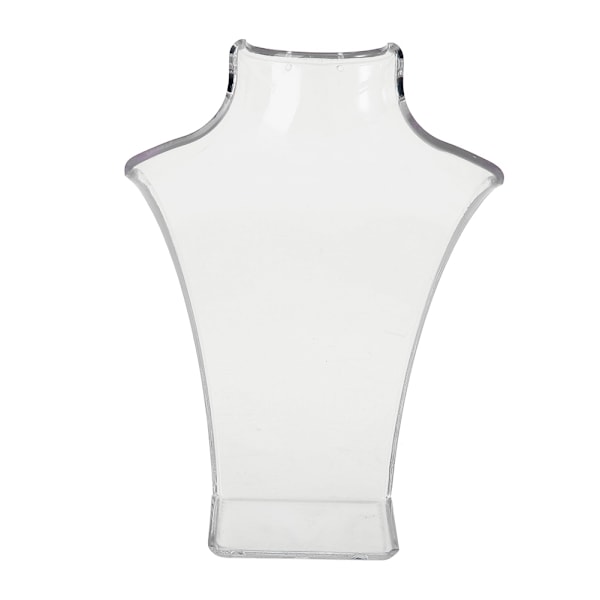 Halskæde Øreringe Holder Mannequin Hoved Buste Stativ Model Butik Smykke Display Stativ (Transparent)