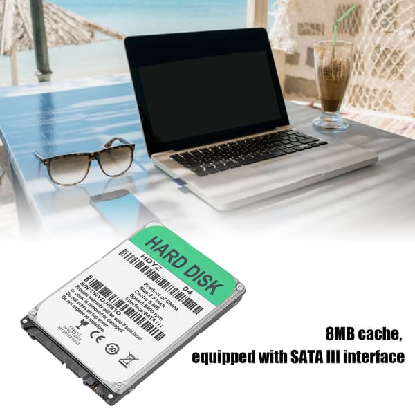Mekanisk harddisk 2,5 tommer HDD SATA III hukommelsesmodul harddisk computer tilbehør 160 GB
