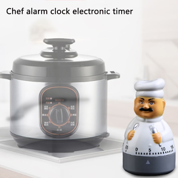 Kjøkken Timer Matlaging Timer Nedtellingstimer Mekanisk Timer 60 Minutter Nedtellingstimer Kokkeformet
