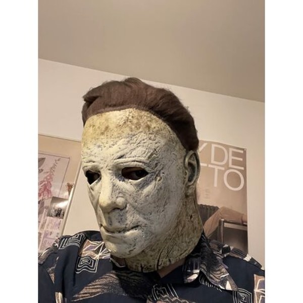 Blå dröm Halloween 2018 - Michael Myers latexmask