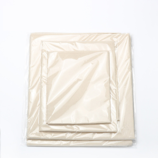 2 stk. linstoff til baking, bakelerret deigduk, bakerlerret deigduk 45x77