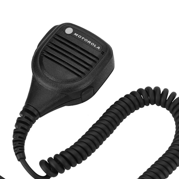 3,5 mm hodetelefonkontakt høyttaler mikrofon Walkie talkie radio håndmikrofon med stålbelteklips