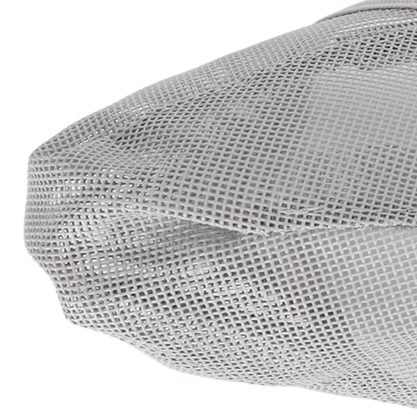 Hundmunstycke Andningsbar Justerbar Förhindra Biting Chewing Pet Mesh Muzzle för Utomhusträning Grå S