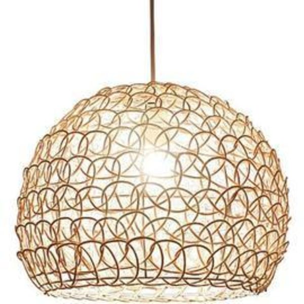 Rhafayre Lysekrone Pendellampe 25 Cm Landlig Retro Stil Håndvevd Rattan Hengelampe Bambus Lampeskjerm Stue Soverom Høydejusterbar
