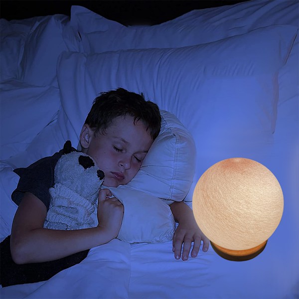 Planet lampe Solnedgang bordlampe Atmosfære Regnbue lampe Vandrende planet natlampe Sengelampe