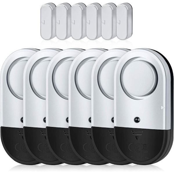 Dörr- och fönsterlarm, 120 dB dörrlarm för barnsäkerhet, fönster- och poolalarm för hemmet