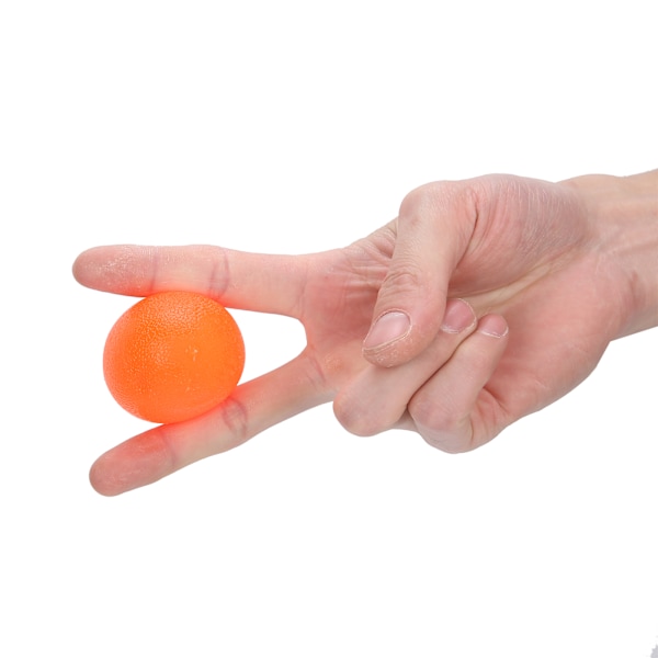 5 st Silikon Handgrepp Boll Handled Träning Styrketräning Massage Greppförstärkare Orange (20 grader) Äggform (Oval)