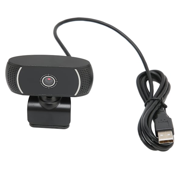 Computer Kamera Plug and Play Online Undervisning Live Konference Autofokus Fleksibel Driverfri 640x480 USB WebcamC200 Sort Indre Mærke 640x480P