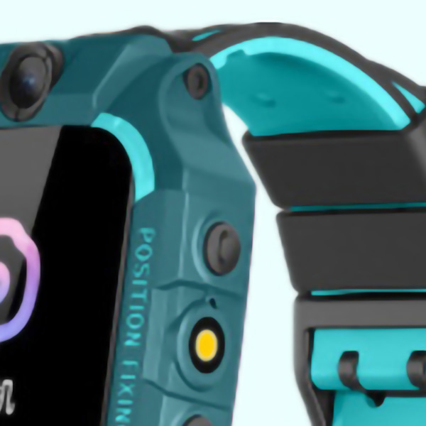 Smartwatch för barn 4G, positioneringsfunktion, vattentät telefonklocka för pojkar, flickor och grundskoleelever, grön