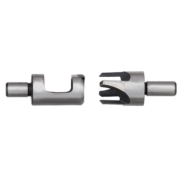 8 st / set kolvstål träpluggfräs 10 mm rundskaft borrtillbehör
