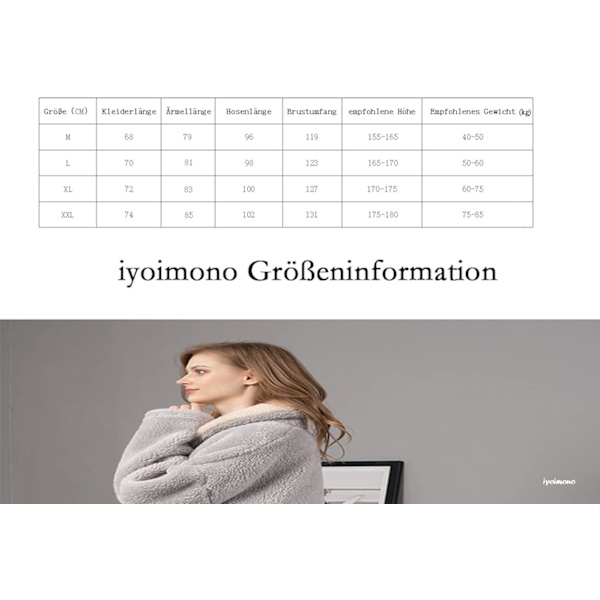 Dam Pyjamas Set av 2 Pyjamas Långa Toppar Byxor Fleece Casual Set Bekväma Varma Korall Fleece Pyjamas Fleece Vinter