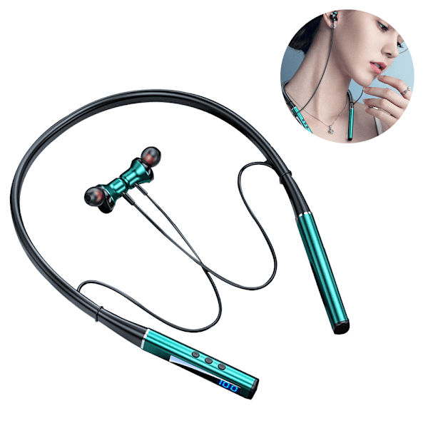 Hengende Nakke Øretelefoner Høy Lydkvalitet Trådløse Bluetooth Hodetelefoner Generell Bruk Ingen Forsinkelse Headset for Elektronisk Sport Gaming