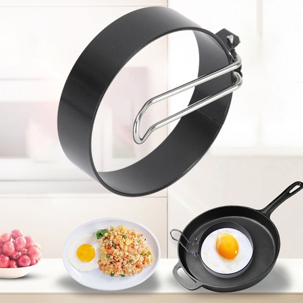 4 stk. Stegte Ægforme, Pandekageform Rustfrit Stål Non-Stick Pandekageform