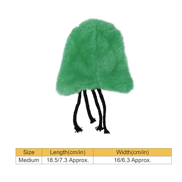 Fågel Varm Hörn Handtvättbar Fällbar Plyschfilt Bur Snuggle Hut för Fåglar att Gömma Medium Gräsgrön