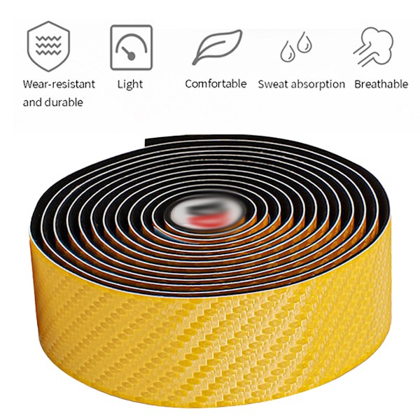Styretape for sykkel, styretape for landeveissykkel, styreinnpakning 2 ruller med tilbehør, for landeveissykler og sykling