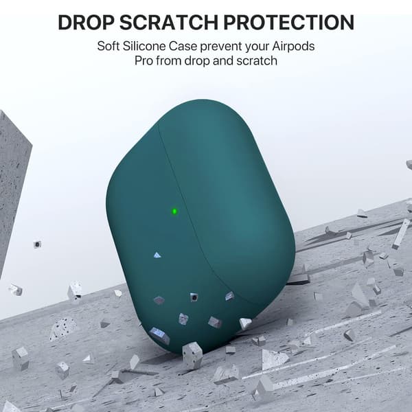 Silikone Etui til Airpods 3. Generation Mørkegrøn