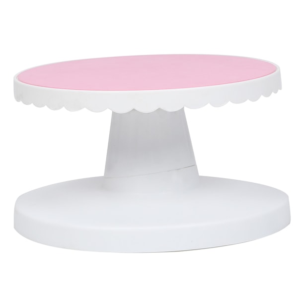 Kakun koristelualusta pyörivä pohja liukumaton kakun koristelupöytä DIY keittiön leivontatyökalu (Pyörivän pöydän halkaisija 23 cm)