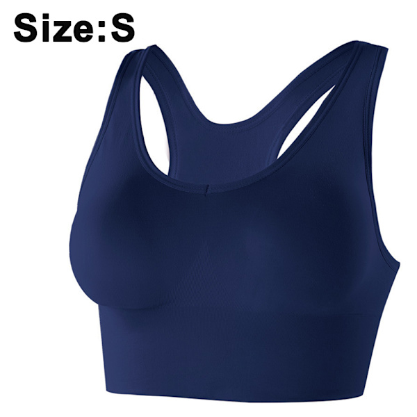 Sport-BH för kvinnor, stötsäker, vacker ryggknapp, ihålig racerback, vadderad yogabhå, gymtränings-BH, crop top