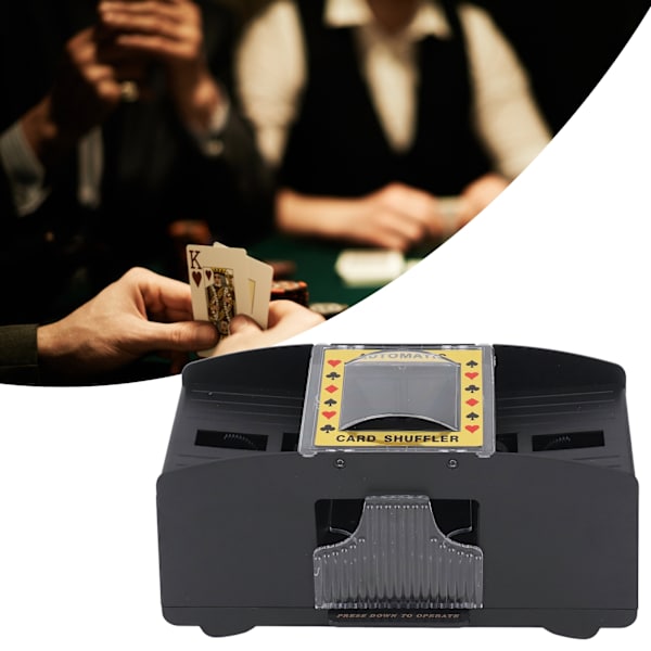 Automatisk pokershuffler Elektrisk pokershufflingmaskin Brädspel Spelkort Shuffler
