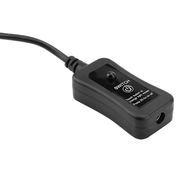 Akvarie Boblelys Undervands LED Lys med Fjernbetjening Akvarielys Kit 16cm EU Stik