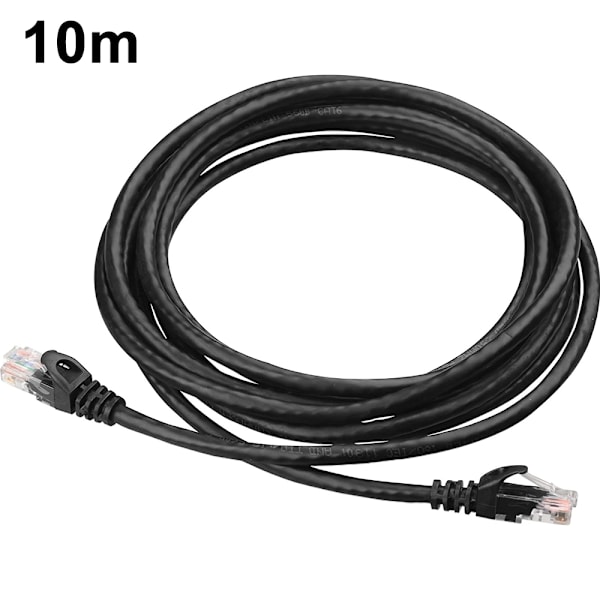 Cat6 Ethernet Kabel Gigabit Fladt Netværks LAN Kabel med Kabelclips Snagless Rj45 Konnektorer til Computer/Modem/Router/X-Box Hurtigere End Cat5e/Cat5