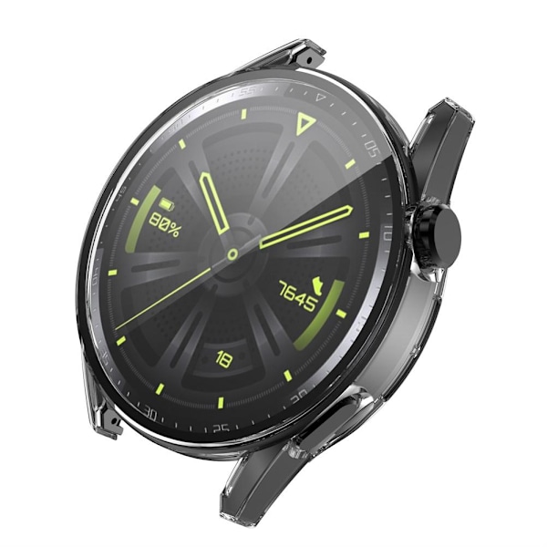 PC-ram Tempered Glass Case Kompatibel för Huawei Watch GT3 42mm Smartwatch Stötsäker  Skydd