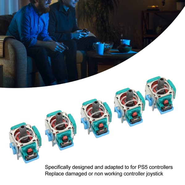 5 st ersättnings 3D-joystick professionell spelkontroll analog joystickmodul för PS5 spelkontroll