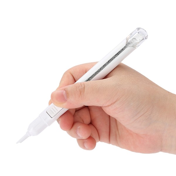 Nagelkonst Bullion Pen Metallpärlor Prickmålning Ritpenna DIY Manikyr Dekorationer Silver