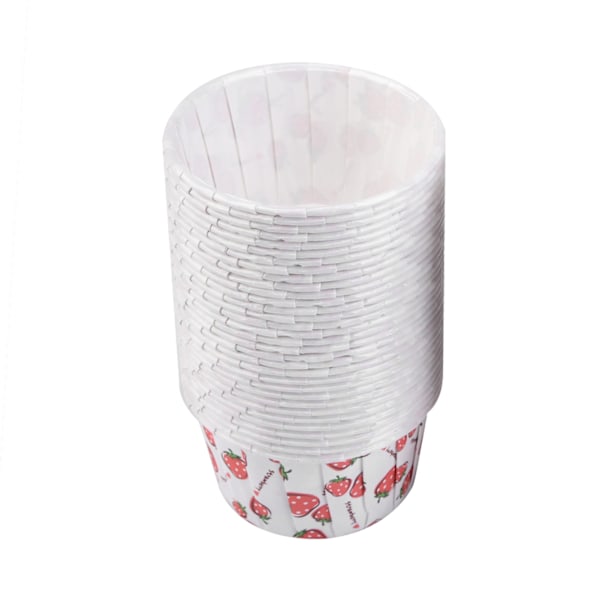 100 STK Mini Cupcake Forme Papir Runde Kagebageforme Muffin Cases Hjemmefest Bryllup