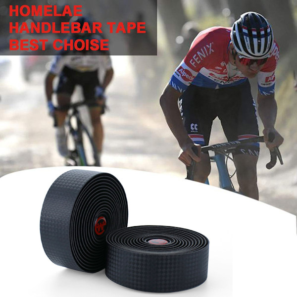 Styretape for sykkel, styretape for landeveissykkel, styreinnpakning 2 ruller for landeveissykler og sykling, med tilbehør
