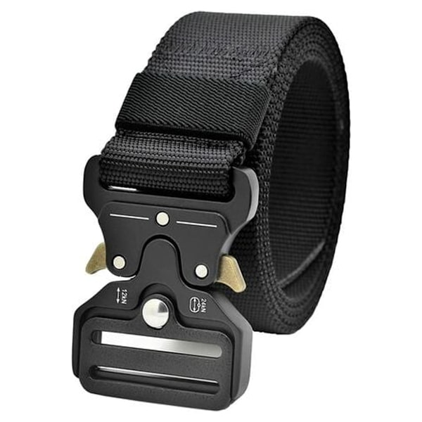 Taktisk Molle Rigger Belte Herrebelte Nylon Web Strip Justerbar Militærreim Hurtigutløser Metallspenne Kraftig Livrem