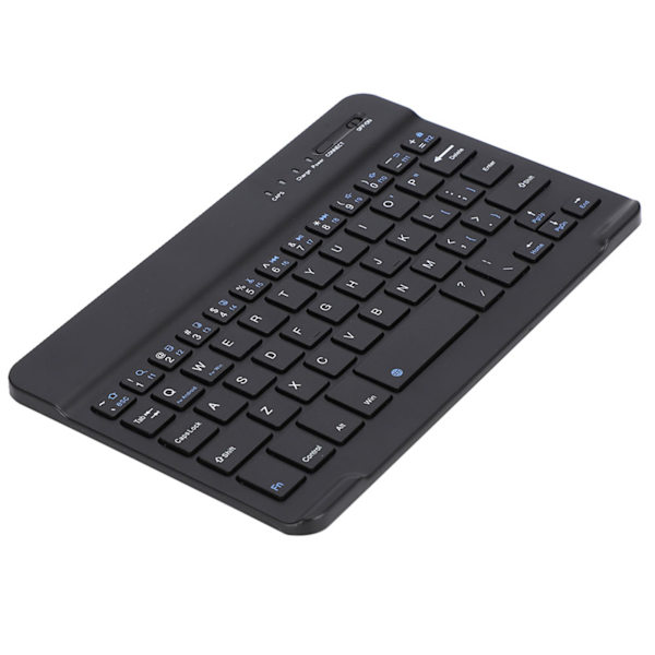 Slankt let trådløst Bluetooth-tastatur til Android IOS WIN Sort