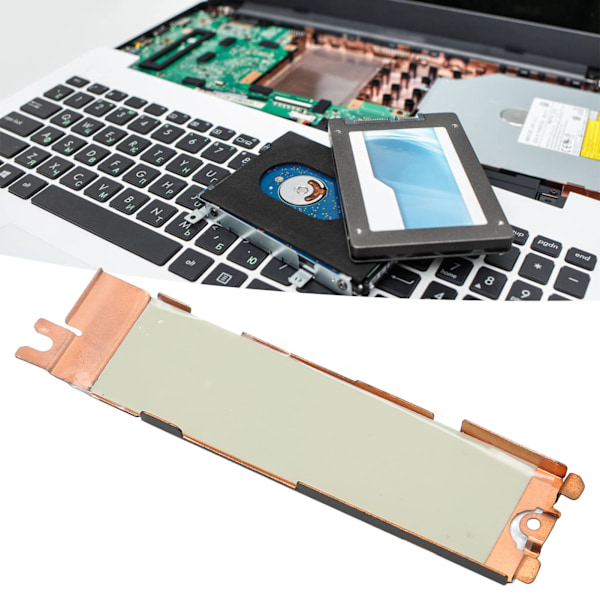 SSD Varmeaflederdæksel Aluminiumlegering Robust Holdbar Sikker SSD Varmeafledning SSD Heatsink Caddy Til Nvme M.2 NGFF SSD
