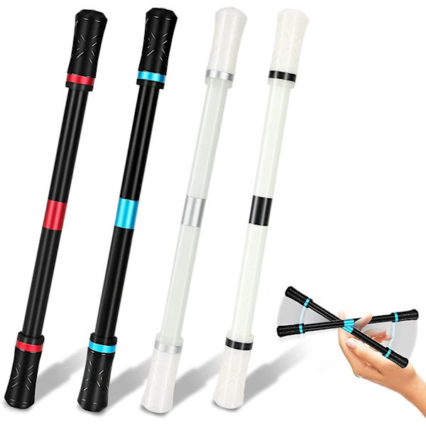 4 STK Finger Pen Spinning Mod Gaming Spinning Pen med Vægtet Kugle Finger Roterende Pen